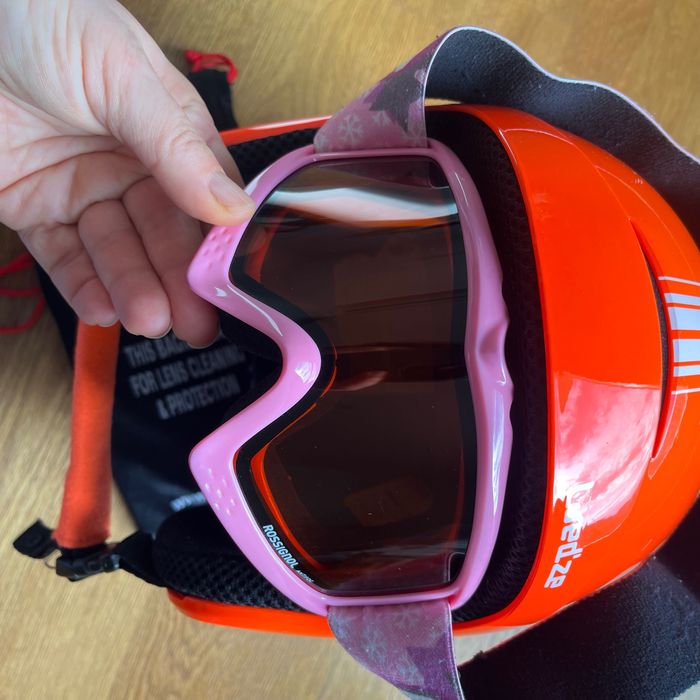 Каска WED’ZE H 400 Jr и очила а ски и сноуборд Junior 53/56с