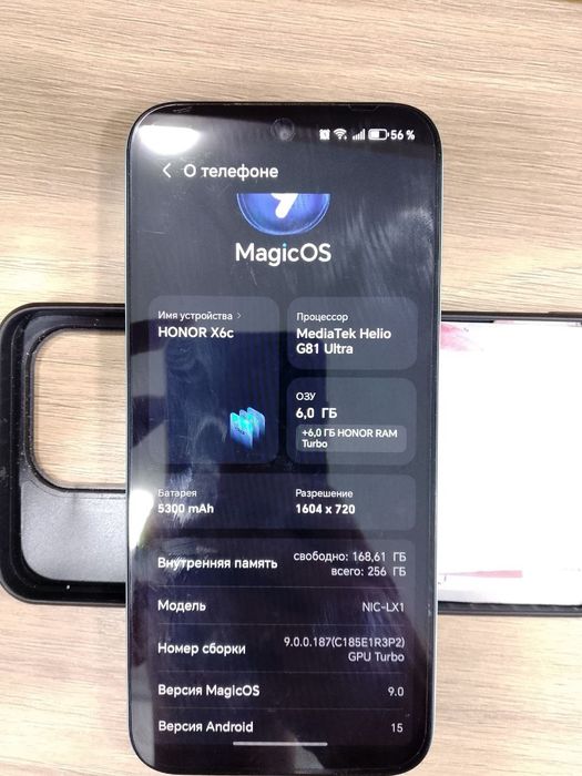 Honor x6 256гб память