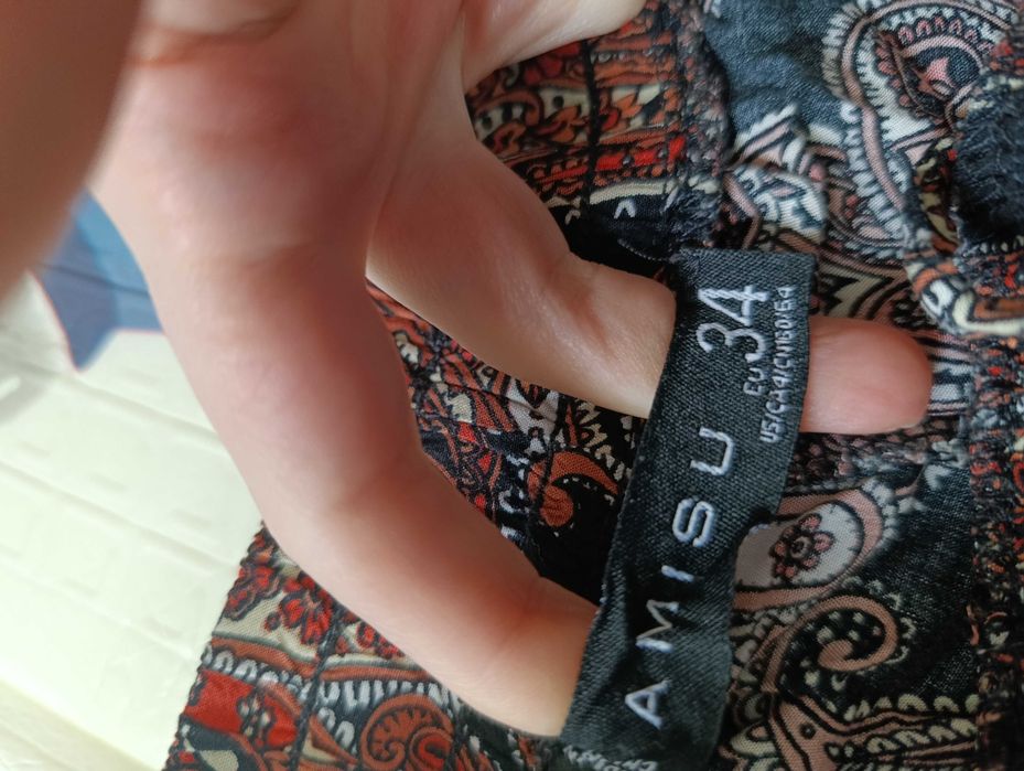 Летен boho шарен панталон Amisu