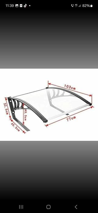 Copertina deasupra usi