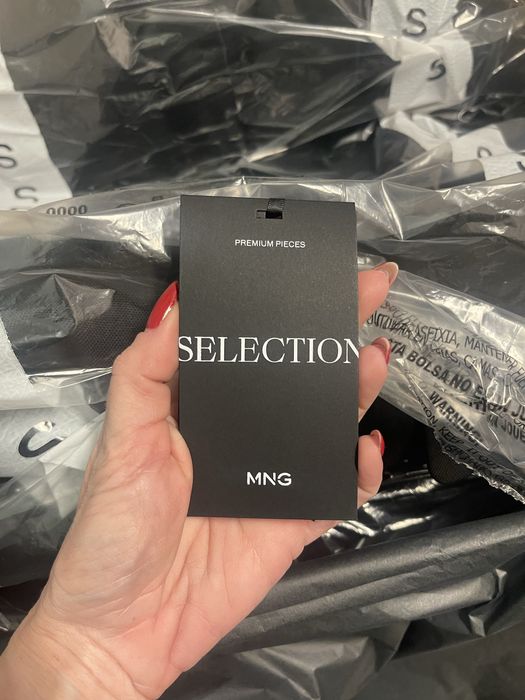 MANGO Premium Pieces Wool Blend Блейзър - изчерпан навсякъде