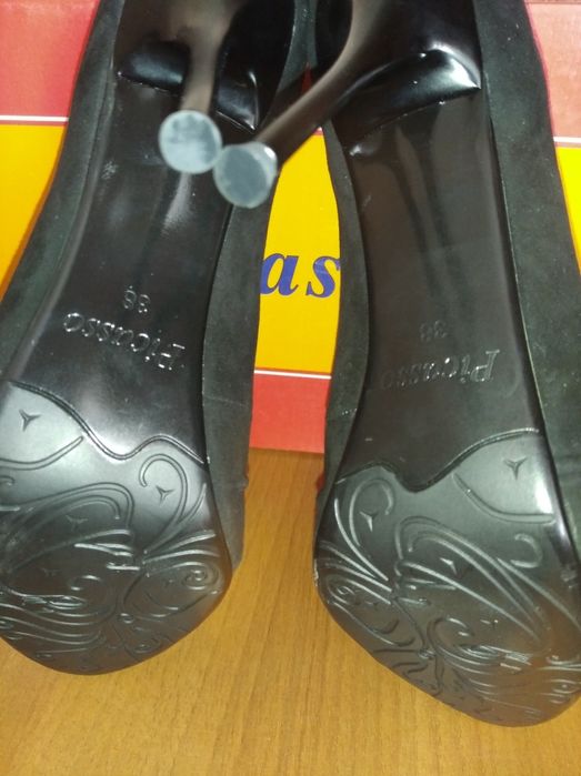 Ботильоны натуральная замша