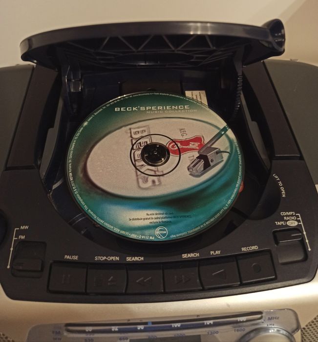 Philips Soundmachine CD+MP3, Radio FM+MW, Casetofon