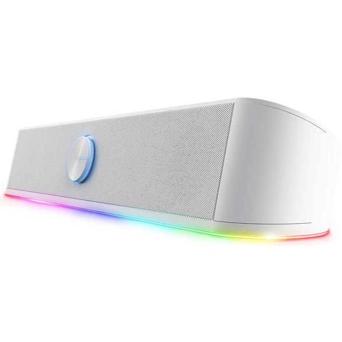 Soundbar PC Speaker TRUST GXT 619W Throne 6W RGB TV jack 3.5mm garantie Nou Sigilat