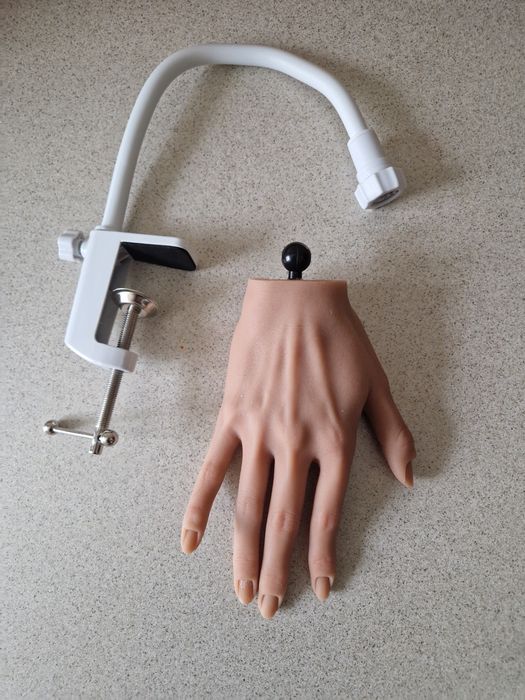 Mână Practica pt manichiura: Mana model din silicon pt manichiura unghii construcție gel, etc