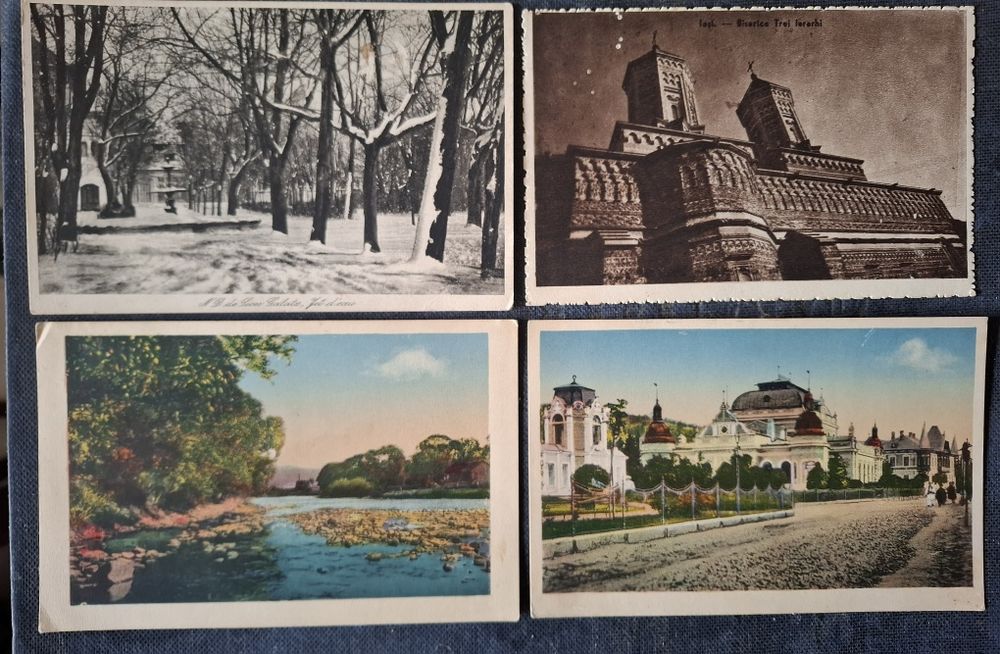 Cărți poștale interbelic Reșița, Vatra Dornei, Sighișoara, Sibiu