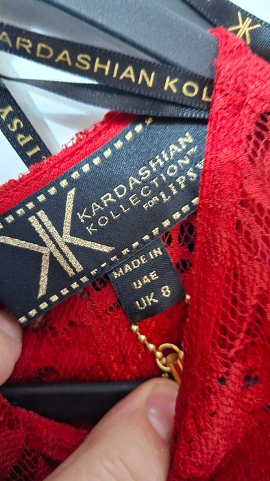 Ликвидация-Lipsy-Kardashian Kollection елегантна дантелена рокля