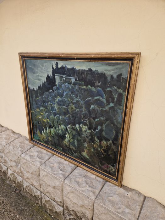 Венко Петров- пейзаж масло автор платно