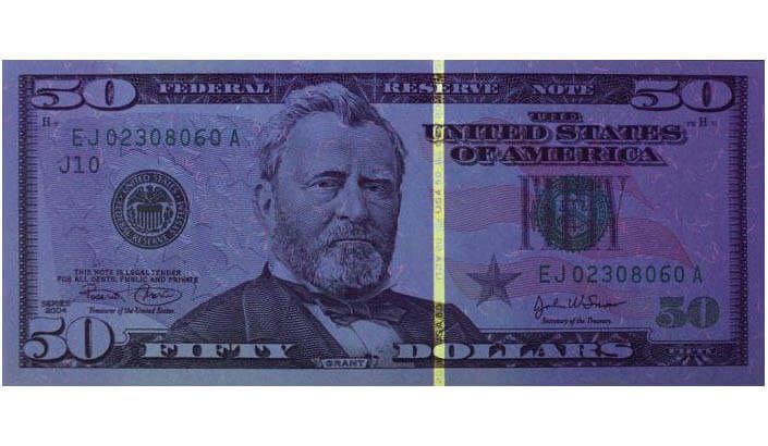 УФ фонарик 365 нм для проверки валюты и документов