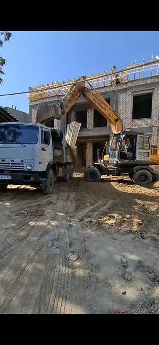 Kamaz  Ekskavator Uy buzish hizmati