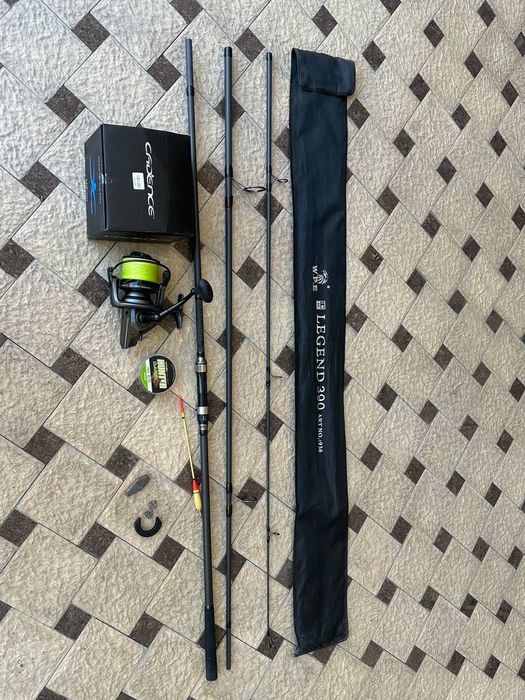 Карповое удилище + катушка