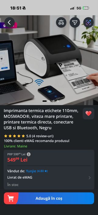 Imprimanta termica AWB Super pret