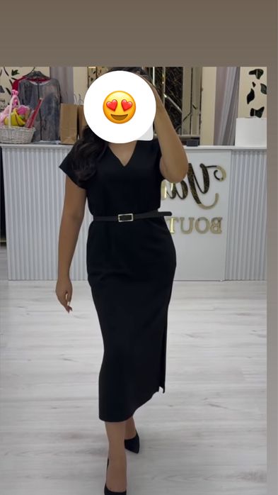 платье черное продам