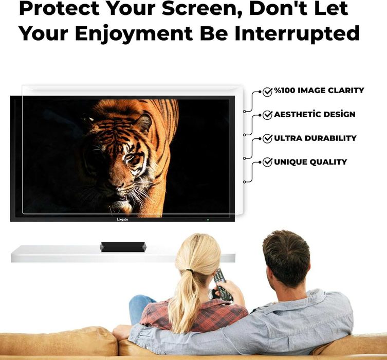 Устойчив на счупване протектор за екран на телевизор 50 инча