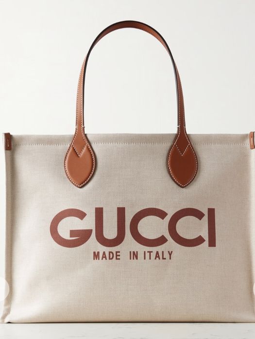 GUCCI -Canvas Tote с лого