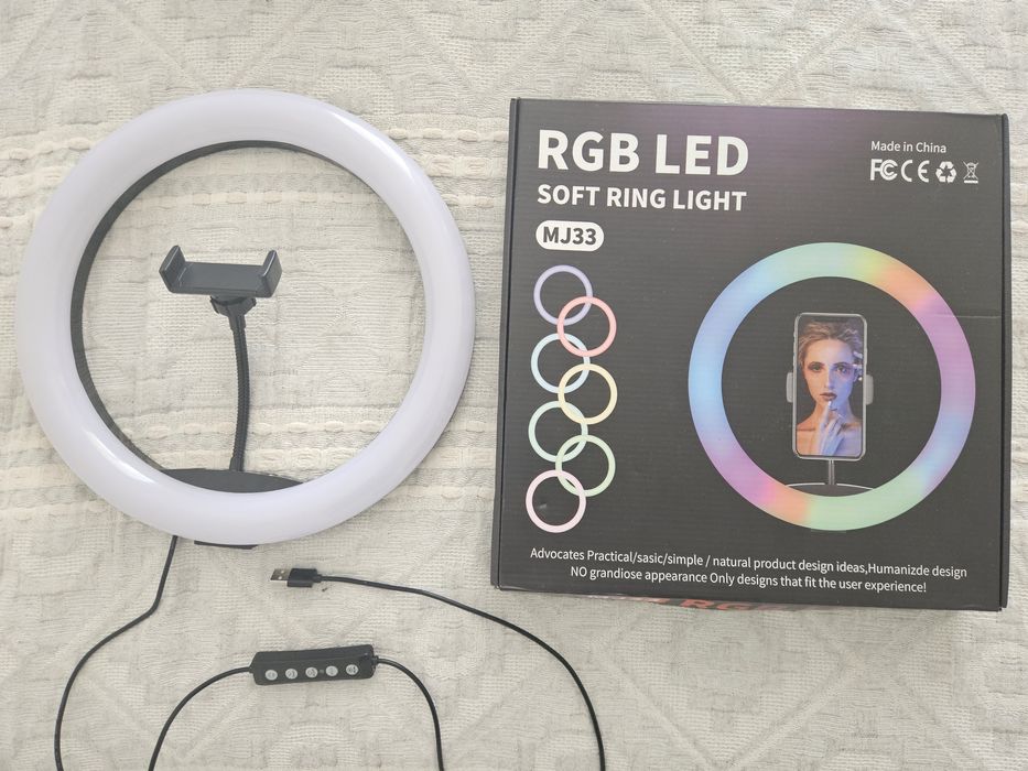 Кольцевая лампа RGB MJ33
