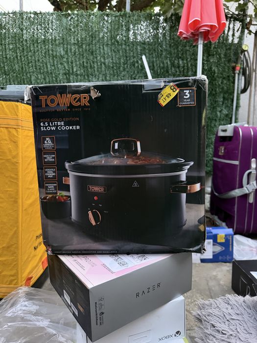 Slow Cooker Tower Rose Gold Edition 6.5 Litri - Nou la cutie