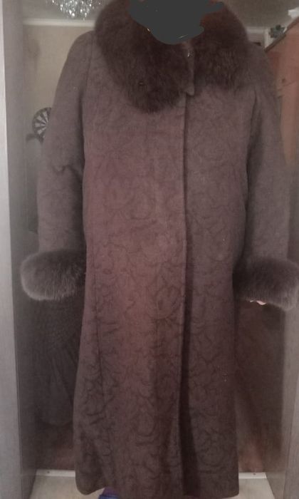 Пальто драповое б/у