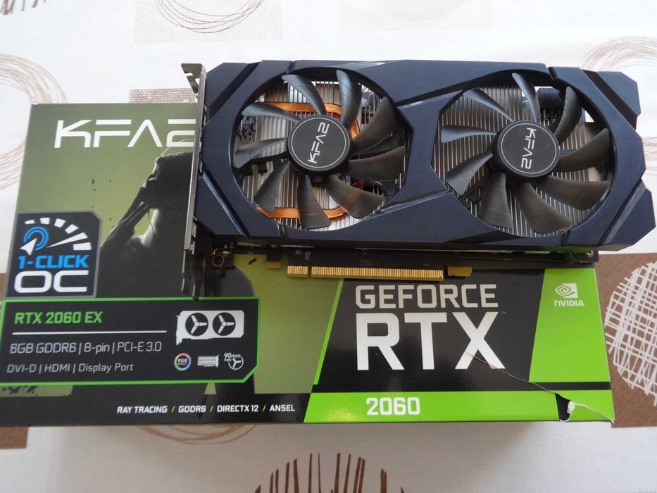 Геймърска Видеокарта KFA2 GeForce RTX 2060 6GB GDDR6