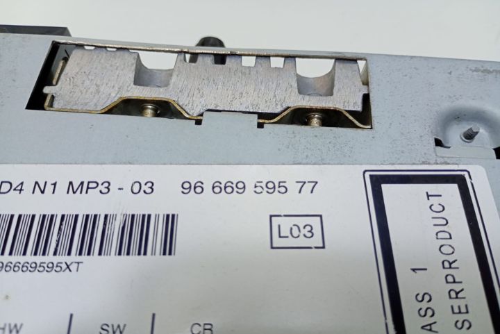 Radio CD player  9666959577 Citroen C3 a 2-a generatie seria