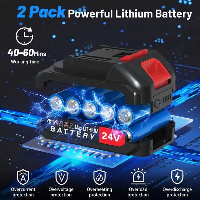 акумулаторна водоструйка с високо на0лягане 6 в 1 дюза