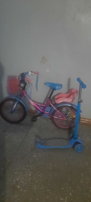 Велосипед, самокат продам. В отличном состоянии