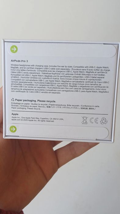 Airpods pro 3 Гаранция/Фактура към емаг/apple.