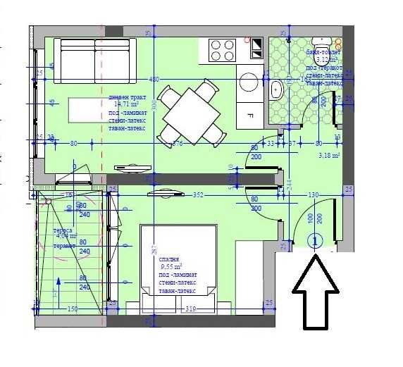Продава се Двустаен апартамент в Варна, Кайсиева градина - 52 кв.м за 1462 €/кв.м - Снимка #1