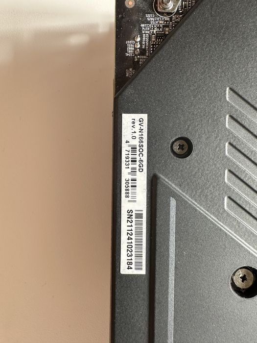 Видеокарта 6144Mb Gigabyte GTX 1660 Super OC