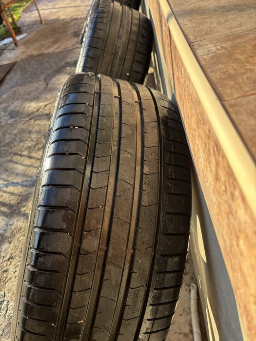 Оригинални джанти от ауди 18 5х112 с добри летни гуми