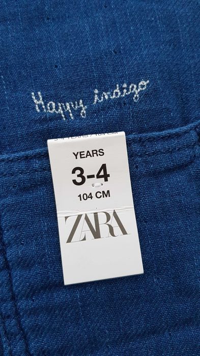 Дънков гащеризон ZARA 3-4 години - НОВ