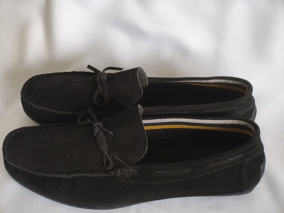 Мъжки мокасини, естествен велур, номер 45
