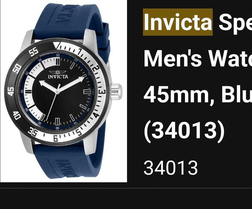 Invicta  мъжки мвханичен  часовник чисто нов.