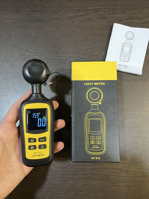 Дигитален луксметър MT-912 – измерване на осветеност (Lux)