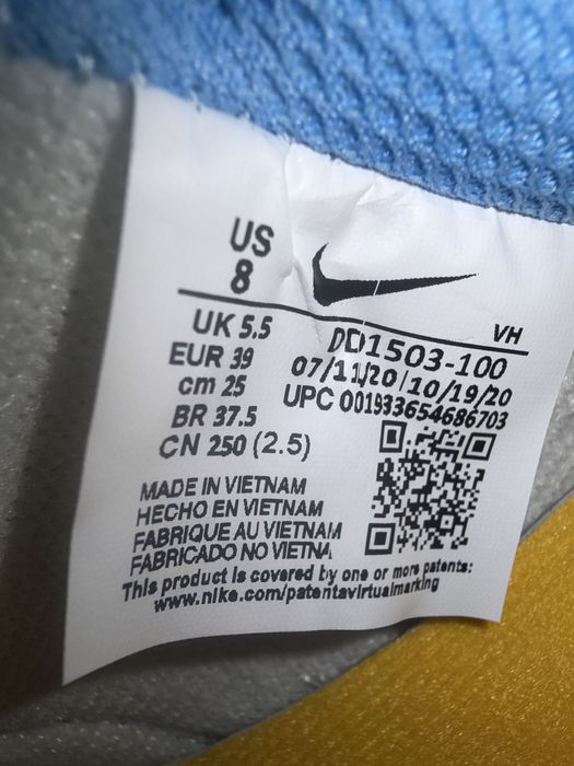 Nike Dunk Low “University Blue” - 37.5,38,39,40