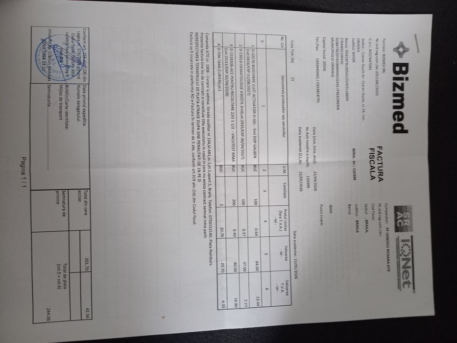 Vand vacutainere pentru analize de biochimie si hematologie