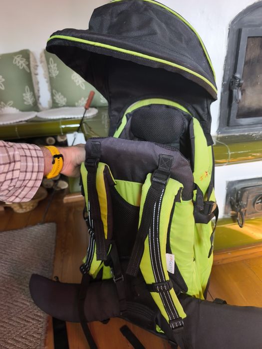 Rucsac transport copii Deluxe, Guto, Verde