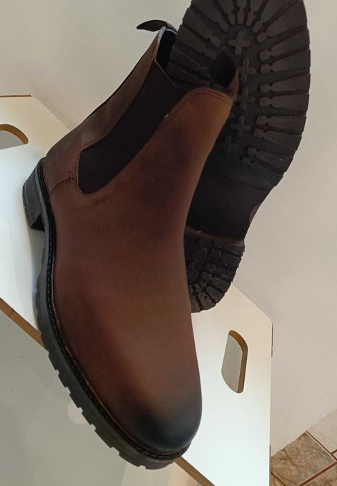 Ghete chelsea 40 plain toe ZIGN London NOI piele naturala moale