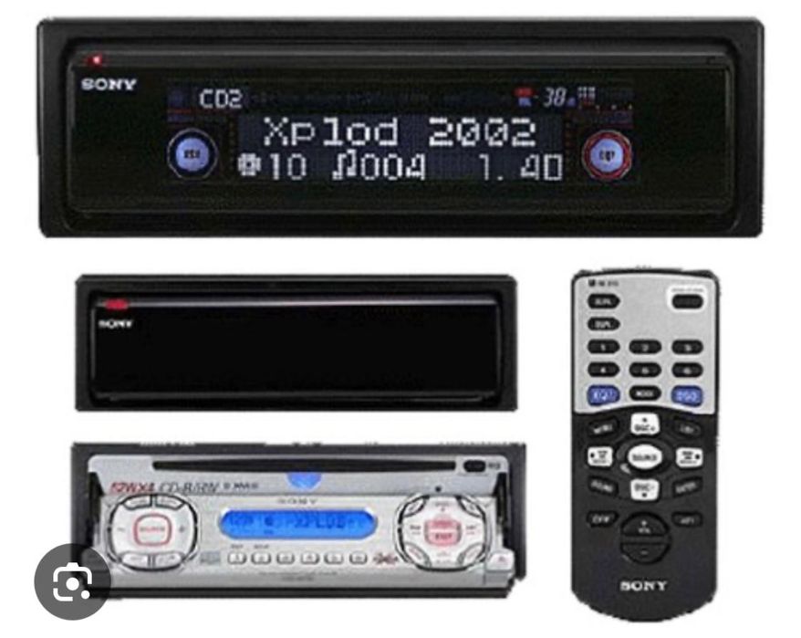 Cd playere auto Sony Cdx/Xr/Mdx Black panel doua fete -adaptor BT Usb