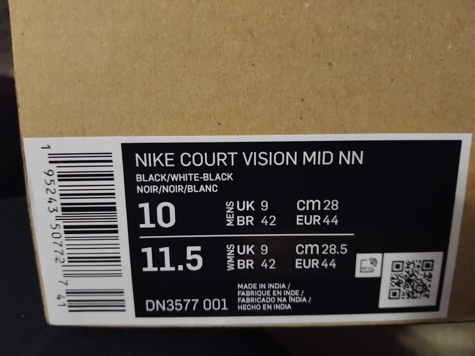 Маратонки Nike Court Vision Mid NN номер 44
