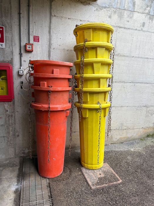 Tobogan evacuare moloz, jgheaburi 11 metri - Italia