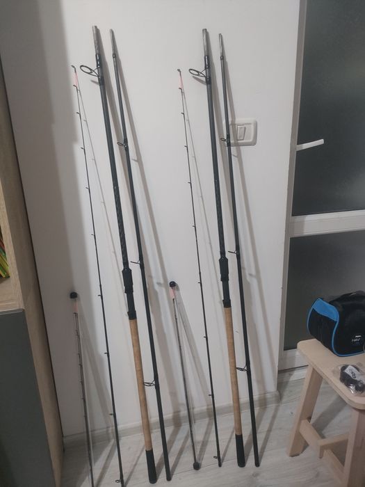 Lansete Shimano Aero X5 și Trabucco