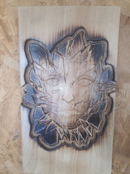 Sculptură lemn masiv