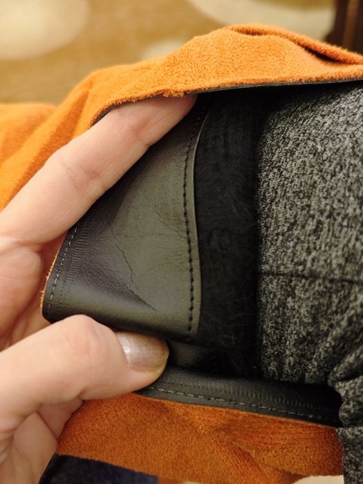 Новые рыже-коричневые сапоги