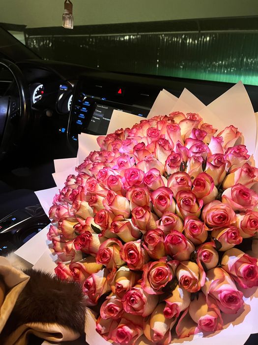 101 роза букеты