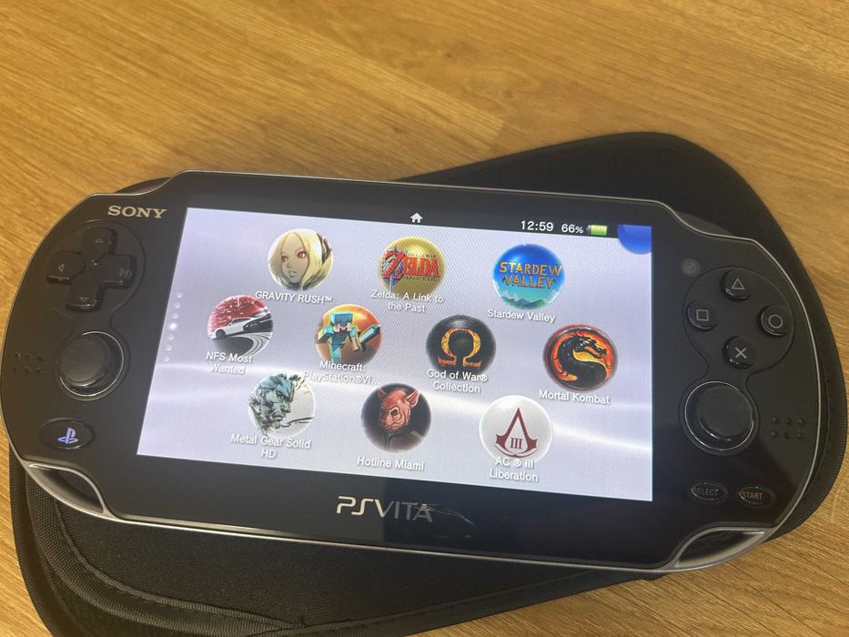 PS Vita OLED modată — Vita + PSP + emulatoare | Import Japonia