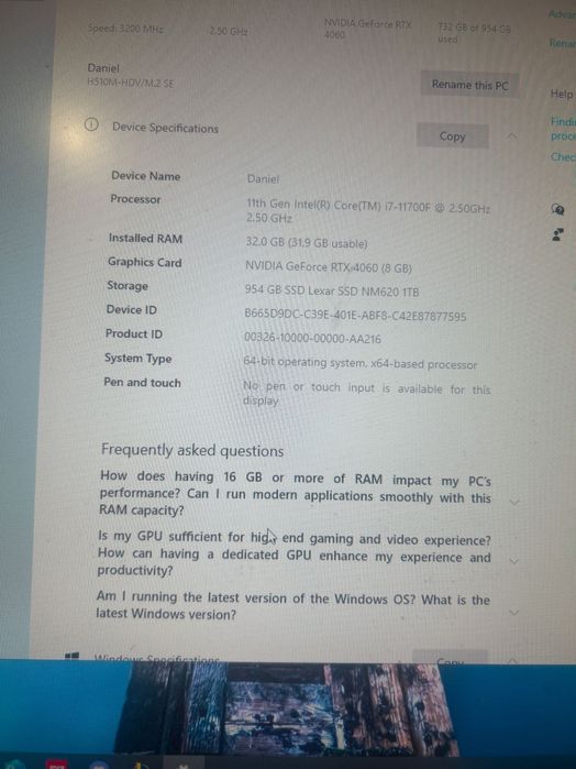 Геймърски компютър и Монитор 144hz