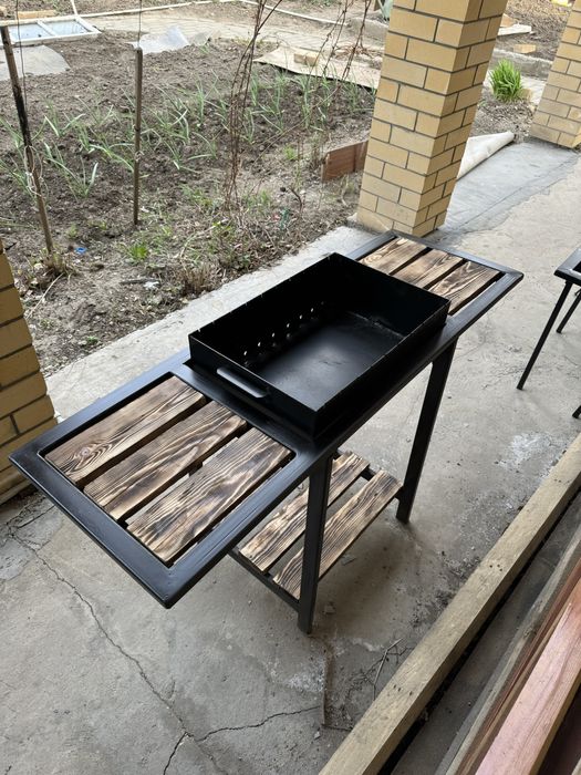 Мангал железный новый лофт