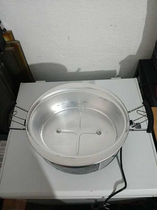 Slow Cooker Digital Hamilton Beach, 240W, Programabil, Inox, oala ceramica