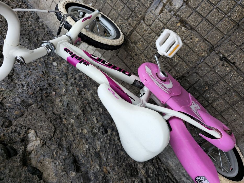 Алуминиев Детски велосипед 12 цола за момиче Drag Alpha